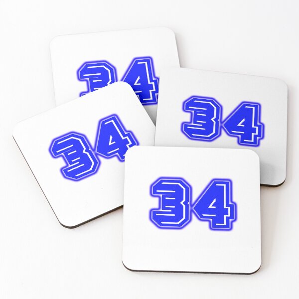 Item preview, Blue Number 34 designed and sold by sport-blue.
