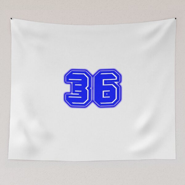 Item preview, Blue Number 36 designed and sold by sport-blue.