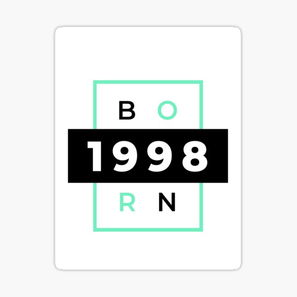 Born in 1998 Sticker