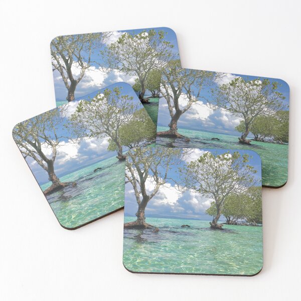 Item preview,  Mangrove forest and blue waves | Binatican, Taitai, Palawan designed and sold by DESIGNBRAND.