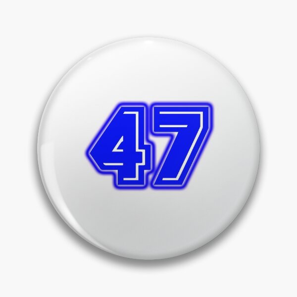 Artikelvorschau, Blaue Nummer 47 entworfen und verkauft von sport-blue.