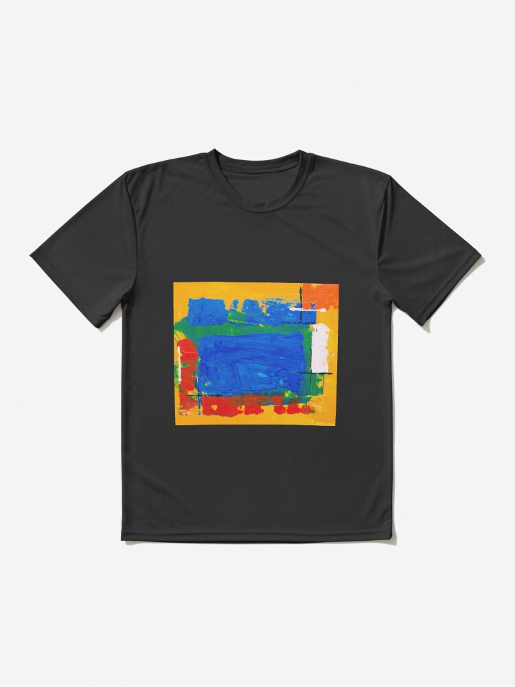 Active T-Shirt, Abstract Blue designed and sold by Claudiocmb