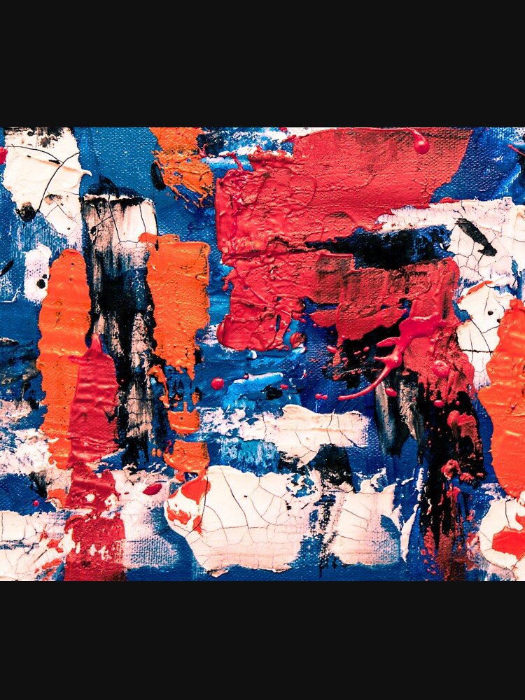 Abstract Painting with Red Tendency by Claudiocmb