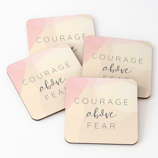 Item preview, Courage Above Fear designed and sold by Caminature.