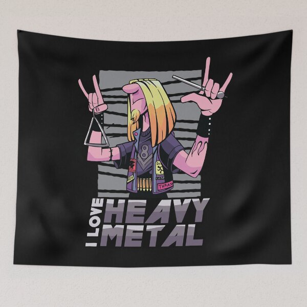 Artikelvorschau, HEAVY METAL DREIECK T-Shirt entworfen und verkauft von carnrikeca.