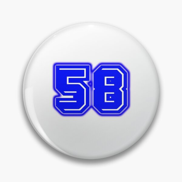 Item preview, Blue Number 58 designed and sold by sport-blue.