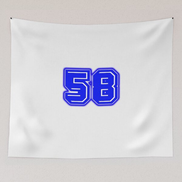 Item preview, Blue Number 58 designed and sold by sport-blue.