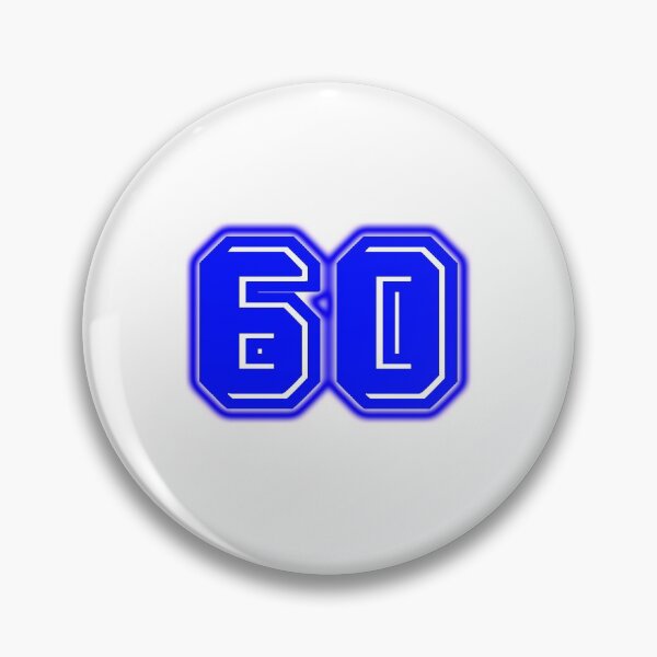 Item preview, Blue Number 60 designed and sold by sport-blue.