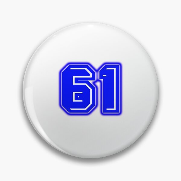 Item preview, Blue Number 61 designed and sold by sport-blue.