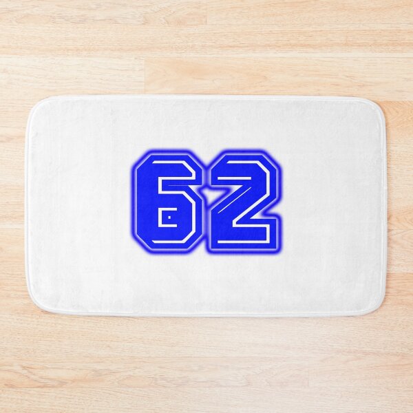 Item preview, Blue Number 62 designed and sold by sport-blue.