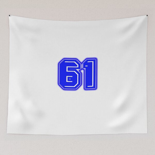 Item preview, Blue Number 61 designed and sold by sport-blue.