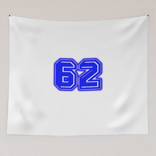 Item preview, Blue Number 62 designed and sold by sport-blue.