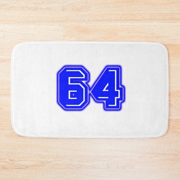 Item preview, Blue Number 64 designed and sold by sport-blue.