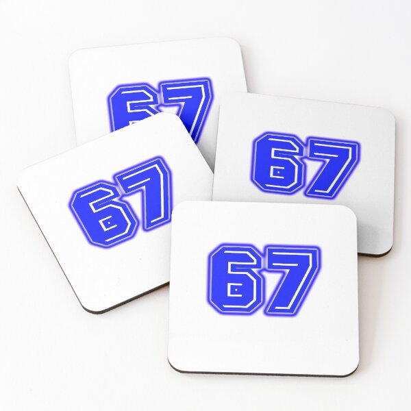 Item preview, Blue Number 67 designed and sold by sport-blue.