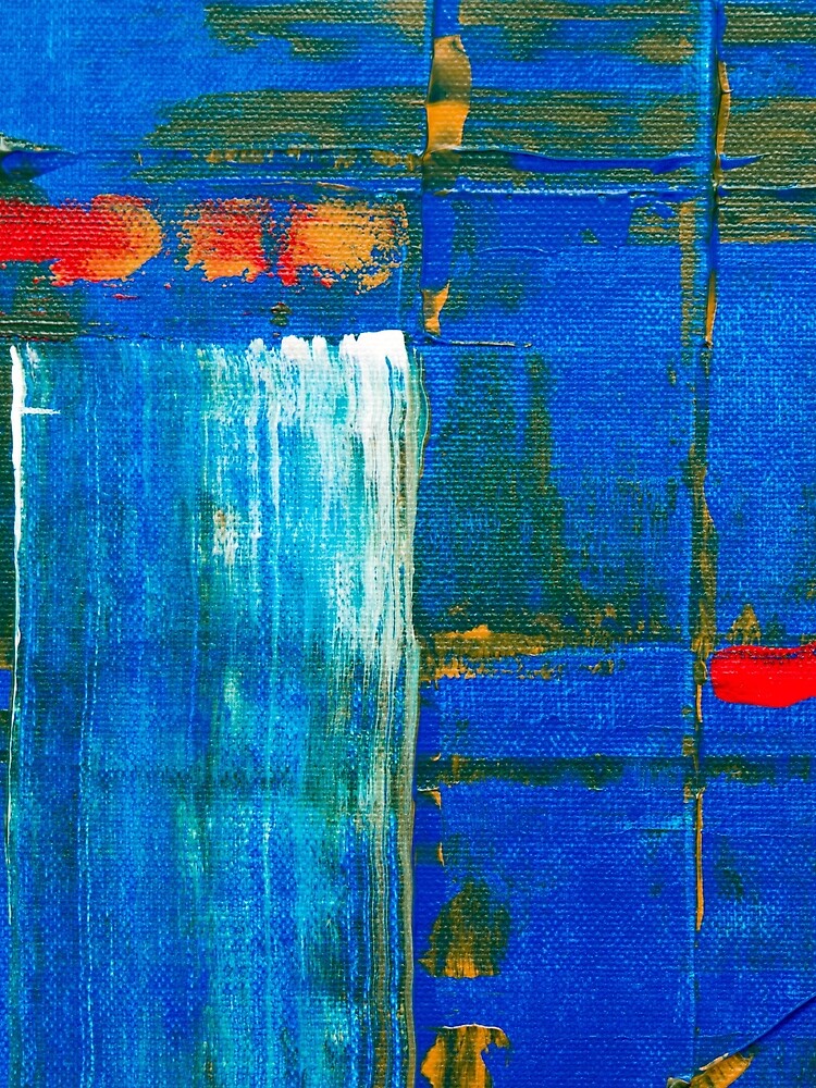 Abstract Painting with Blue Tendency by Claudiocmb