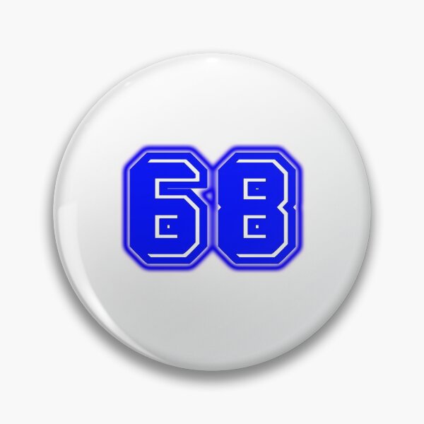 Item preview, Blue Number 68 designed and sold by sport-blue.