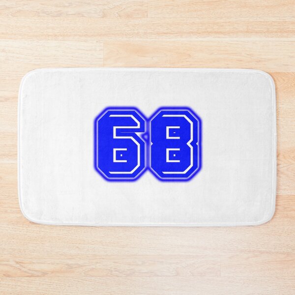 Item preview, Blue Number 68 designed and sold by sport-blue.