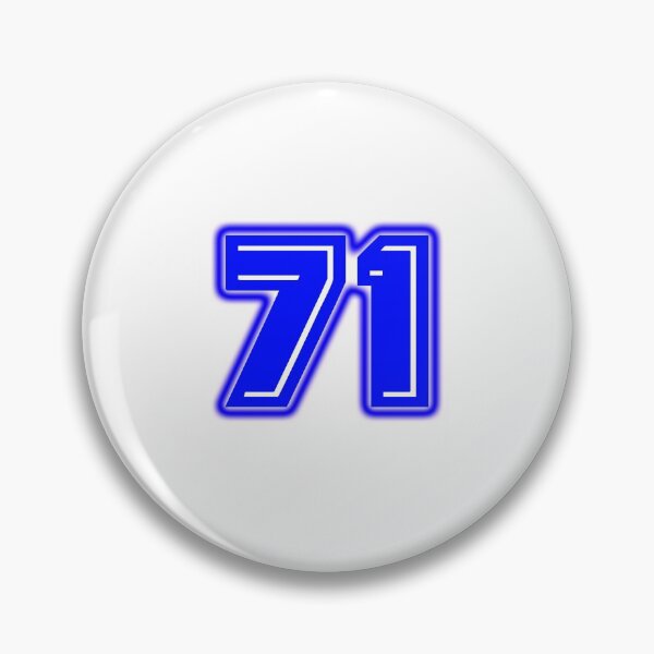 Item preview, Blue Number 71 designed and sold by sport-blue.