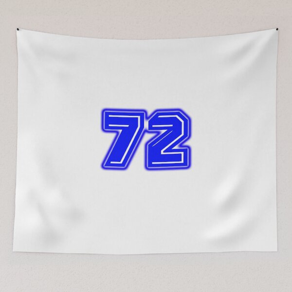 Item preview, Blue Number 72 designed and sold by sport-blue.