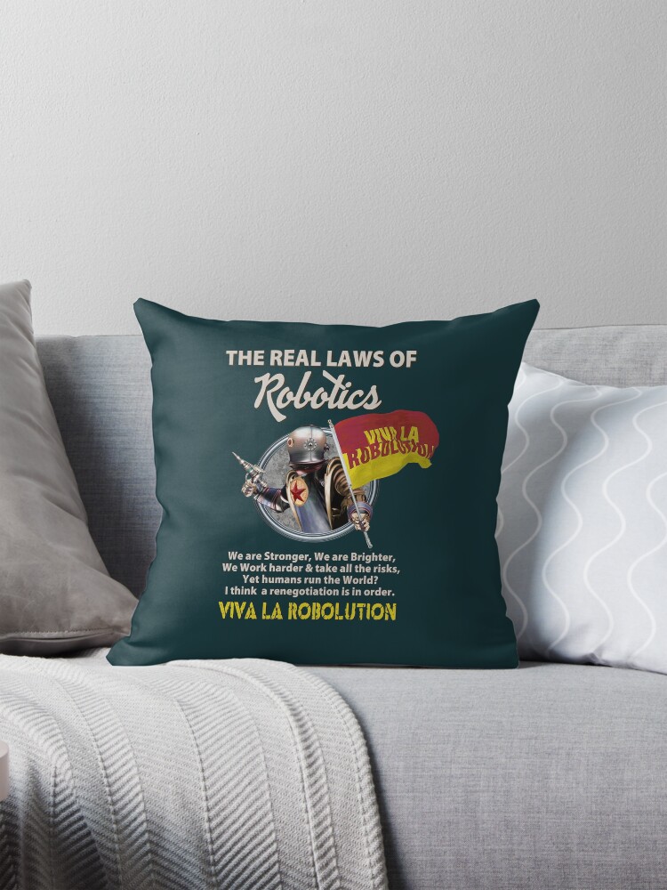 Thumbnail 1 of 4, Pillow, Robolution designed and sold by Spyinthesky.