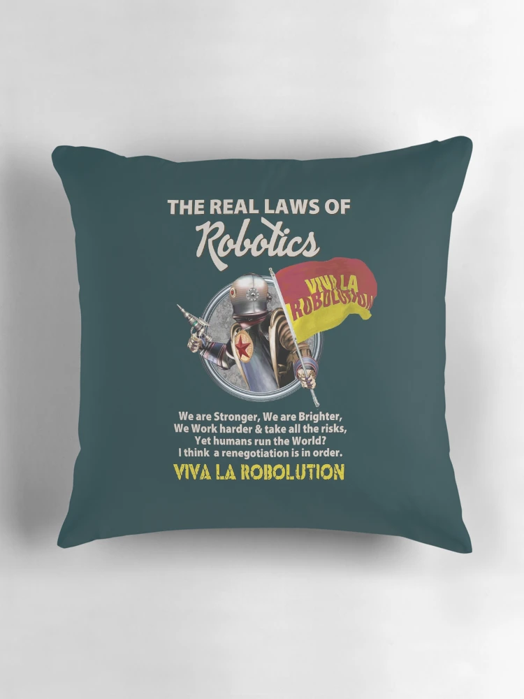 Thumbnail 3 of 4, Pillow, Robolution designed and sold by Spyinthesky.