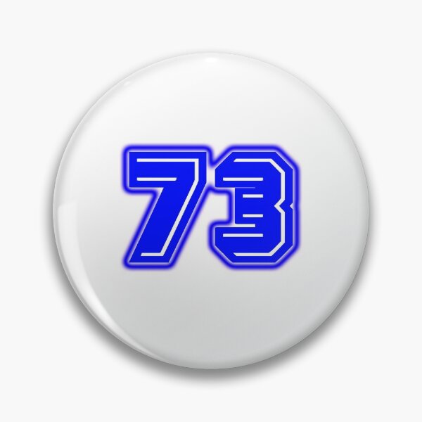 Item preview, Blue Number 73 designed and sold by sport-blue.