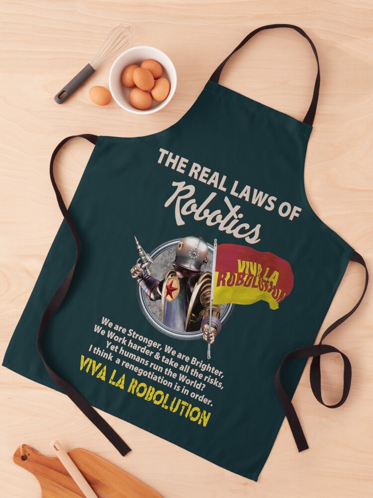 Thumbnail 1 of 6, Apron, Robolution designed and sold by Spyinthesky.