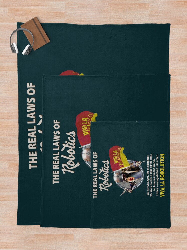 Thumbnail 5 of 6, Throw Blanket, Robolution designed and sold by Spyinthesky.