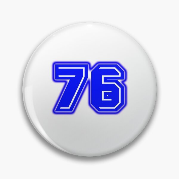 Item preview, Blue Number 76 designed and sold by sport-blue.