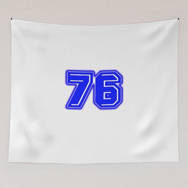 Item preview, Blue Number 76 designed and sold by sport-blue.