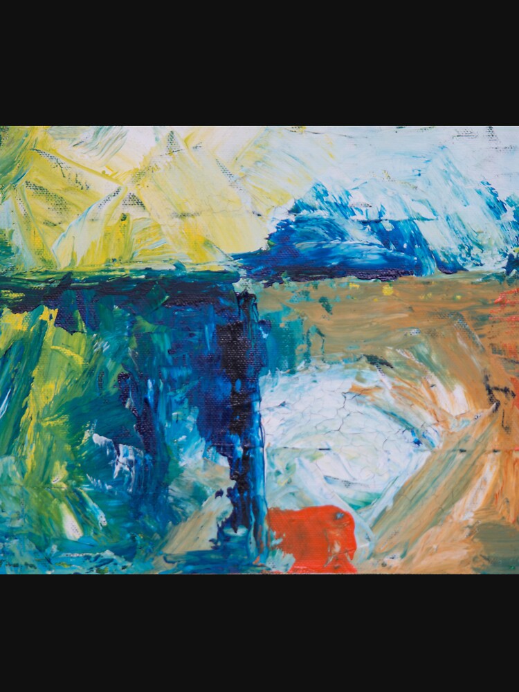 Abstract Painting with Blue Tendency by Claudiocmb