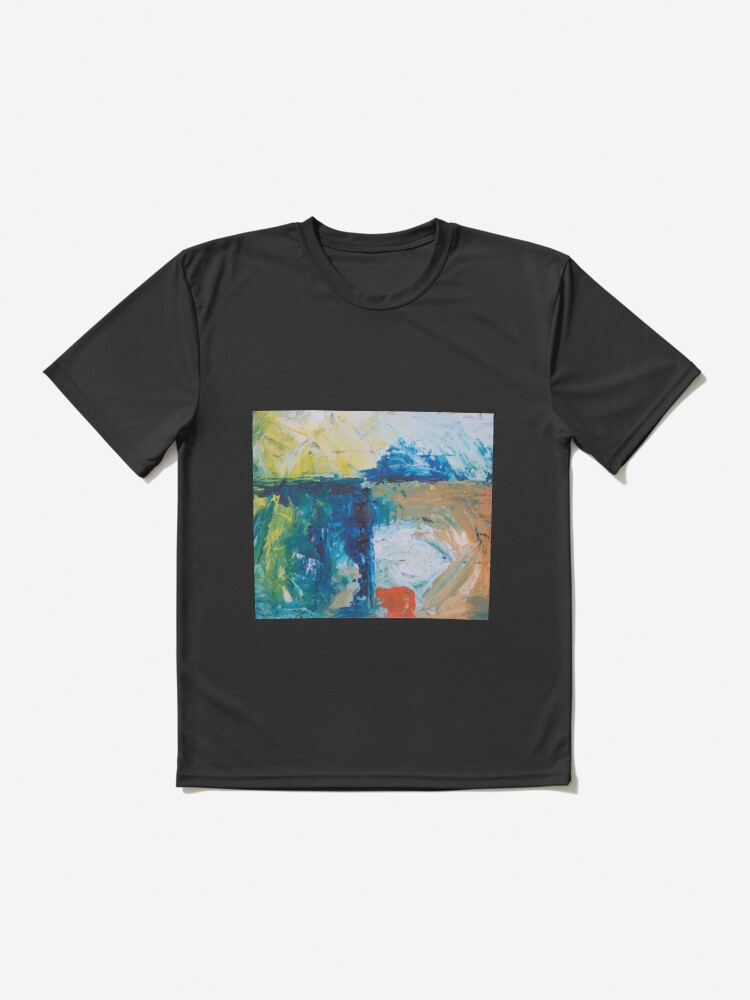 Thumbnail 2 of 7, Active T-Shirt, Abstract Painting with Blue Tendency designed and sold by Claudiocmb.