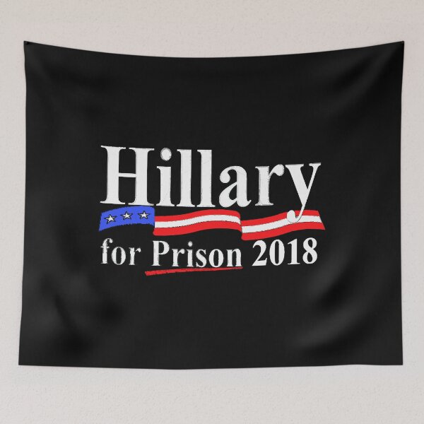 Item preview, Hillary for prison 2018 T-Shirt designed and sold by carnrikeca.