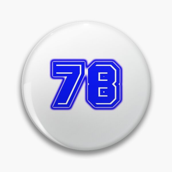 Item preview, Blue Number 78 designed and sold by sport-blue.