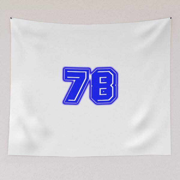 Item preview, Blue Number 78 designed and sold by sport-blue.