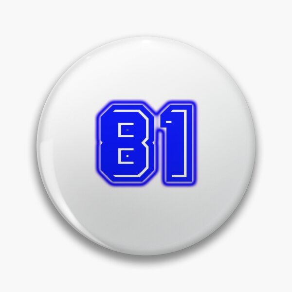 Item preview, Blue Number 81 designed and sold by sport-blue.