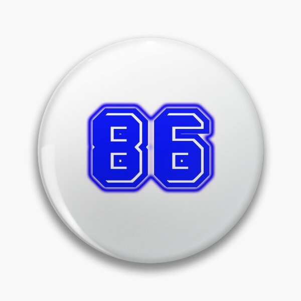 Item preview, Blue Number 86 designed and sold by sport-blue.