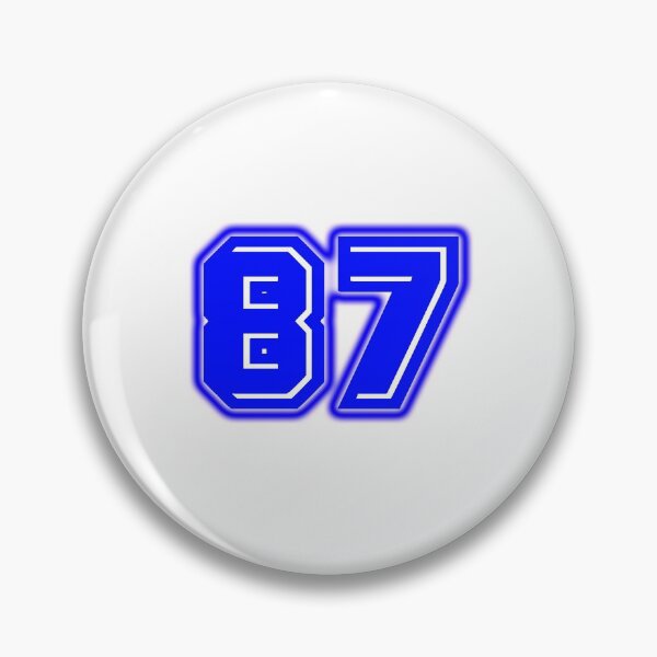Item preview, Blue Number 87 designed and sold by sport-blue.