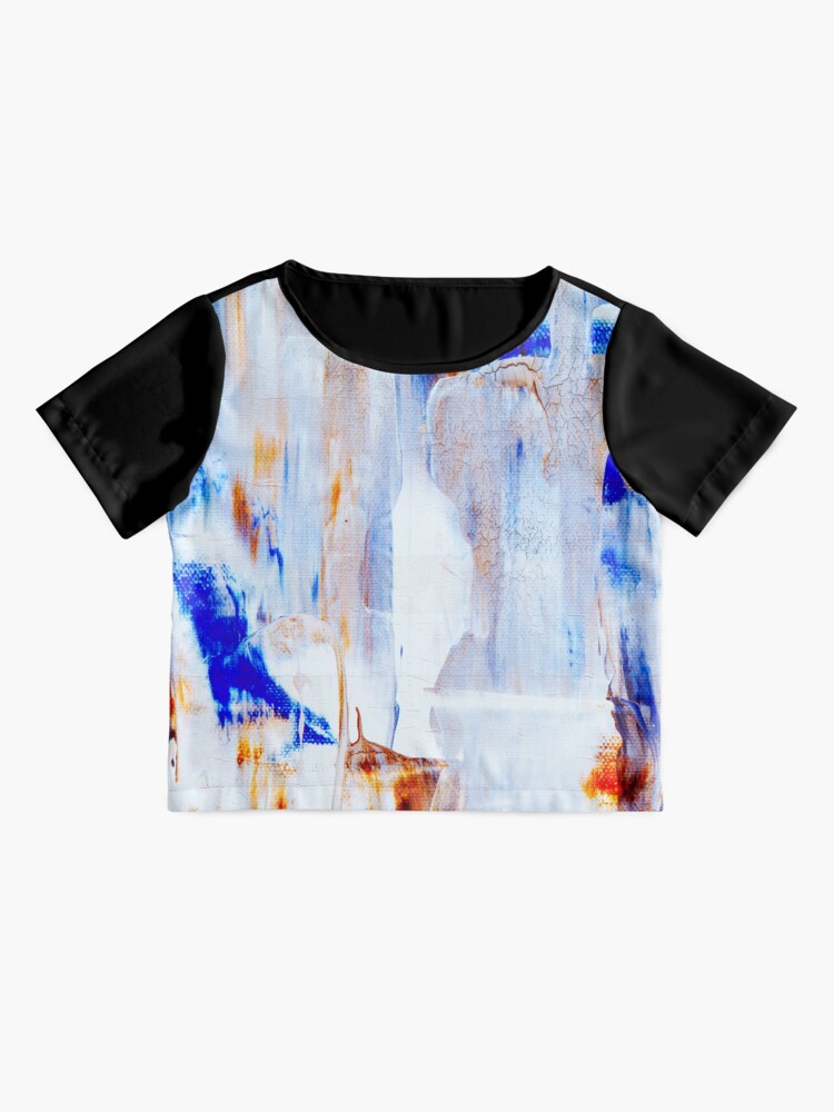 Alternate view of Abstract Painting with White Tendency Chiffon Top
