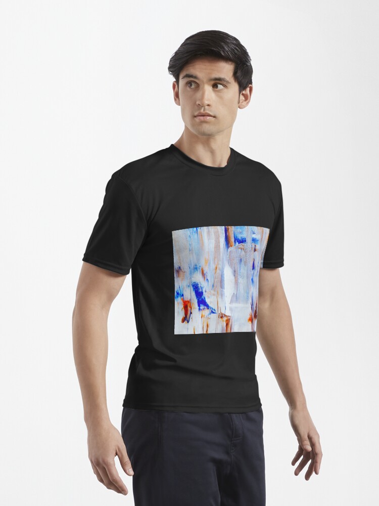 Alternate view of Abstract Painting with White Tendency Active T-Shirt