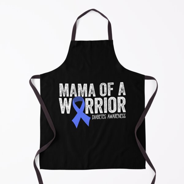 Item preview, Mama of a Warrior T1D Mom Diabetic Blue Ribbon Support Gift Long Sleeve T-Shirt designed and sold by oldsbyisai.