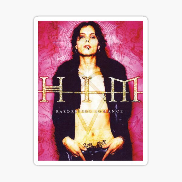 Item preview, Him Band VV H I M - Him Ville Valo Razorblade Romance Cover T-Shirt designed and sold by carnrikeca.