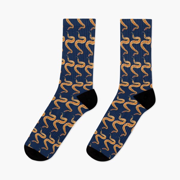 Item preview, Snakes orange and navy, blue designed and sold by TerenceLacey.