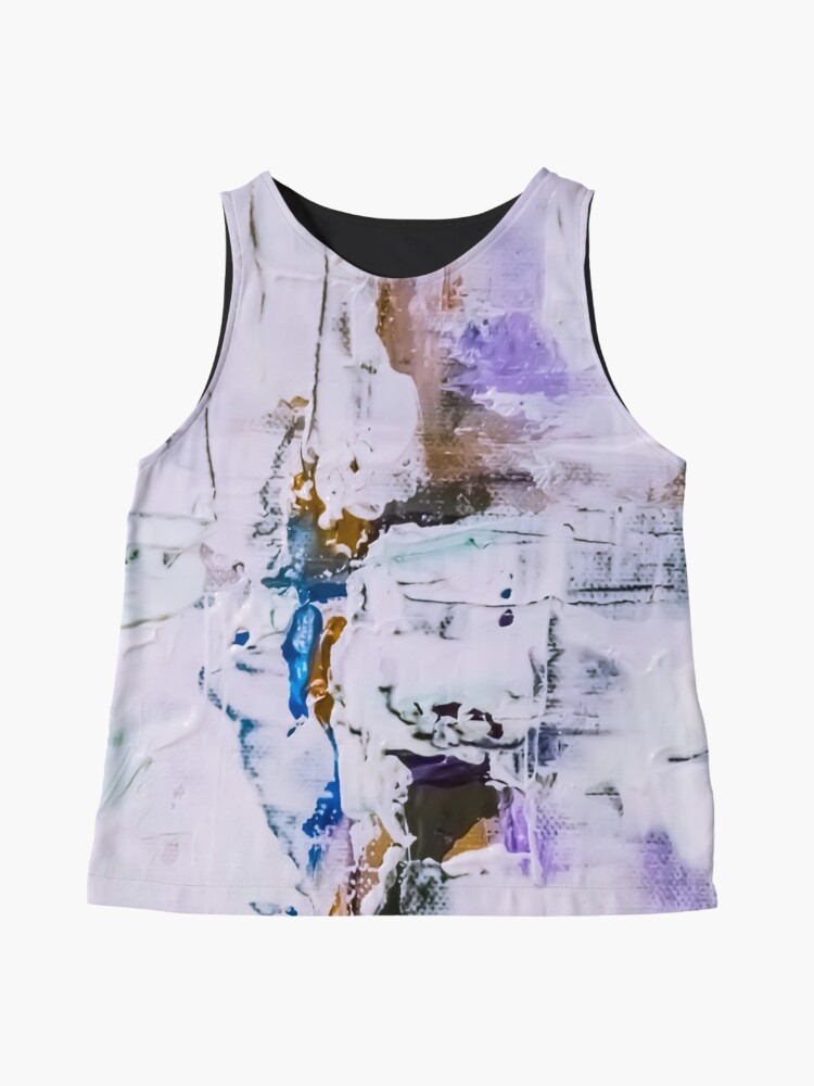 Thumbnail 4 of 6, Sleeveless Top, Abstract White designed and sold by Claudiocmb.
