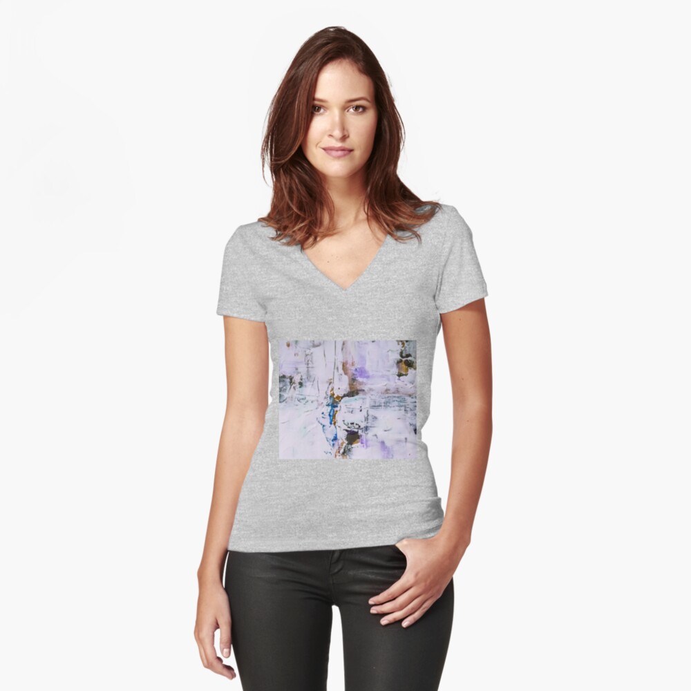 Item preview, Fitted V-Neck T-Shirt designed and sold by Claudiocmb.