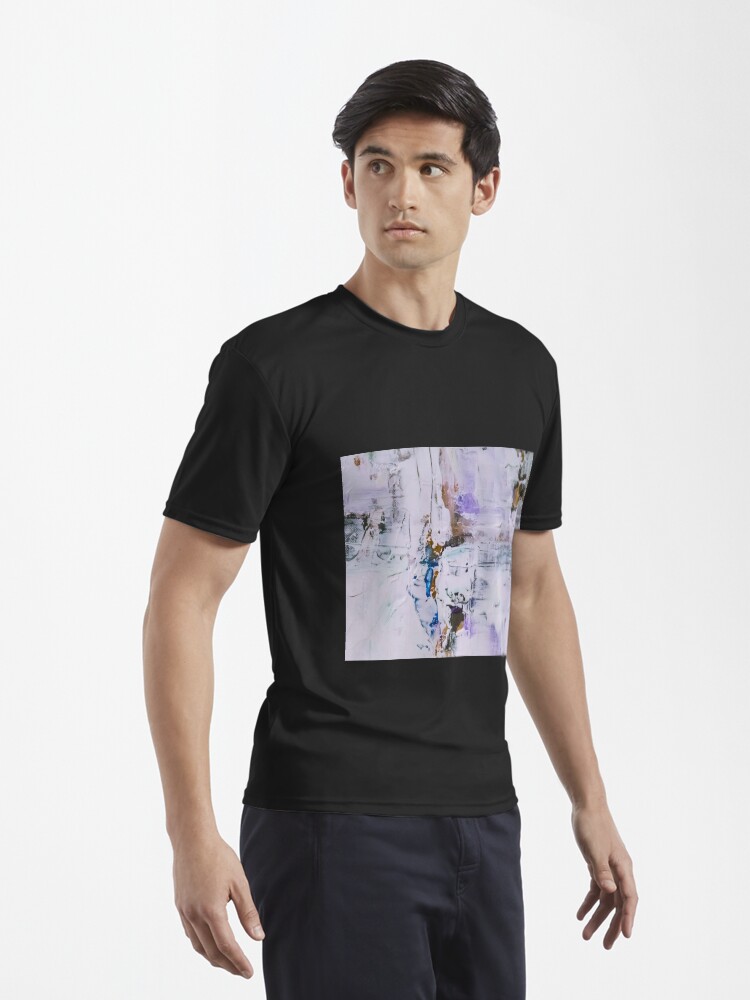 Alternate view of Abstract White Active T-Shirt