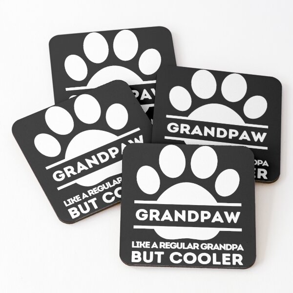 Item preview, Grand Paw Like A Regular Grandpa But Cooler (white text) - Fathers & Grandparents Day designed and sold by CaitU.