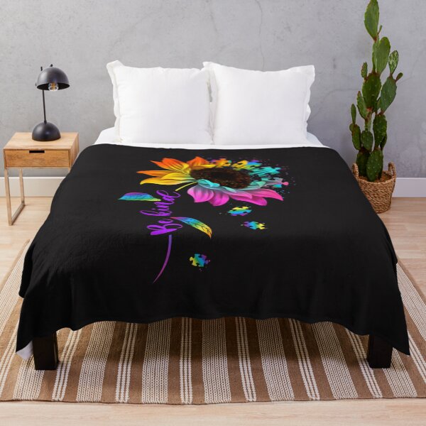Item preview, Be Kind Rainbow Sunflower LGBT Gay Lesbian Transgender Bisexual Queer Pride designed and sold by LukaszJasinski.