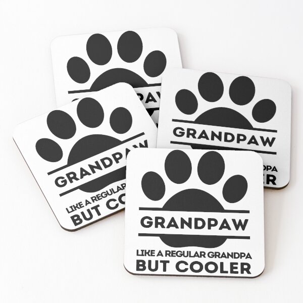 Item preview, Grand Paw Like A Regular Grandpa But Cooler (black text) - Fathers & Grandparents Day designed and sold by CaitU.