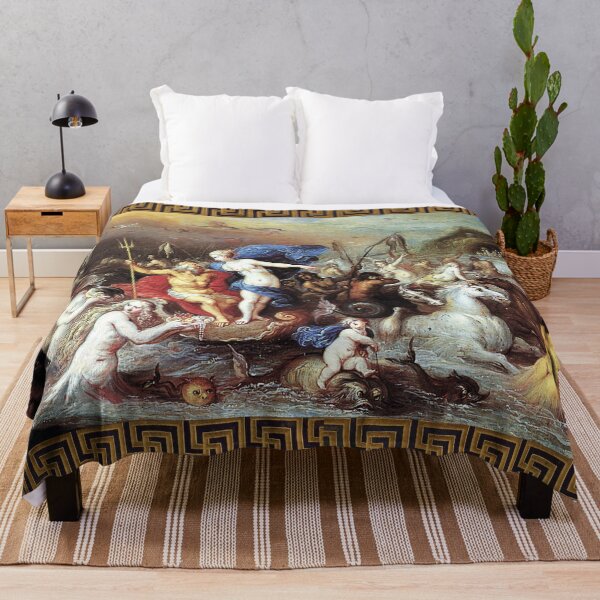 Item preview, NEPTUNE AND AMPHITRITE AMONG SEA HORSES AND TRITONS designed and sold by BulganLumini.